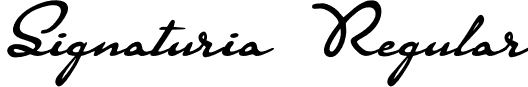 Signaturia Regular font | Signaturia.otf