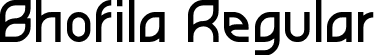 Bhofila Regular font | Bhofila.ttf