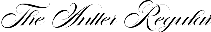 The Antter Regular font | The Antter.ttf