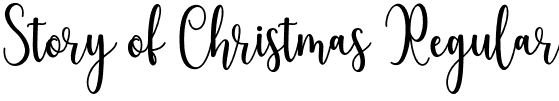 Story of Christmas Regular font | Story of Christmas.otf