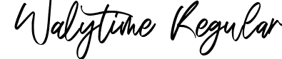 Walytime Regular font | Walytime.ttf