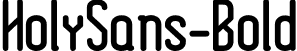 HolySans-Bold font | HolySans-Bold.ttf