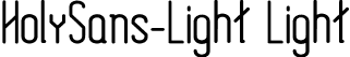 HolySans-Light Light font | HolySans-Light.ttf