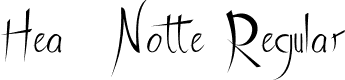 Heath Notted Regular font | Heath Notted Demo.ttf