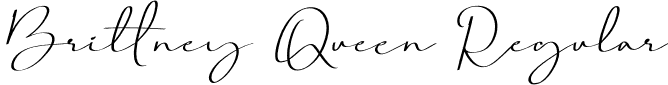 Brittney Queen Regular font | BrittneyQueen-RpApl.otf