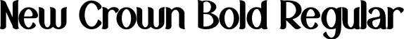 New Crown Bold Regular font | NewCrownBoldDemo-MVW5B.otf