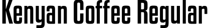 Kenyan Coffee Regular font | kenyan coffee rg.ttf