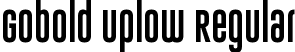 Gobold Uplow Regular font | Gobold Uplow.otf