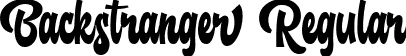 Backstranger Regular font | Backstranger.otf