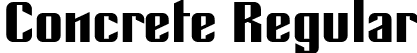 Concrete Regular font | Concrete.ttf