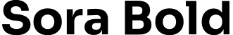 Sora Bold font | Sora-Bold.otf