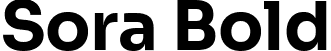 Sora Bold font | Sora-Bold.ttf