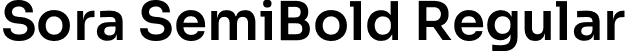 Sora SemiBold Regular font | Sora-SemiBold.otf