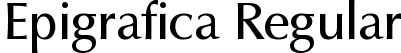 Epigrafica Regular font | Epigrafica-Regular.ttf