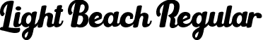 Light Beach Regular font | LightBeach.ttf