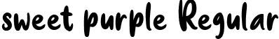 sweet purple Regular font | sweet purple.ttf