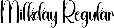 Milkday Regular font | Milkday.otf