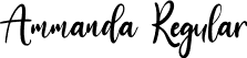 Ammanda Regular font | Ammanda.ttf