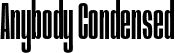 Anybody Condensed font | Anybody-Condensed.otf