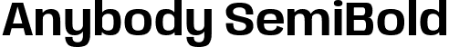 Anybody SemiBold font | Anybody-SemiBold.ttf