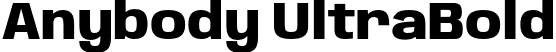 Anybody UltraBold font | Anybody-UltraBold.otf