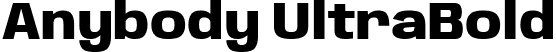 Anybody UltraBold font | Anybody-UltraBold.ttf