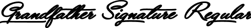 Grandfather Signature Regular font | Grandfather Signature.ttf