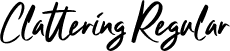 Clattering Regular font | Clattering.ttf