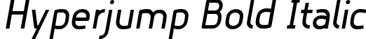 Hyperjump Bold Italic font | Hyperjump Bold Oblique.otf