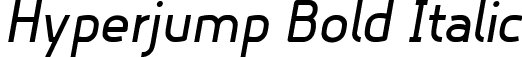 Hyperjump Bold Italic font | Hyperjump Bold Oblique.ttf