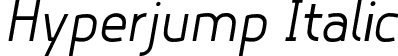 Hyperjump Italic font | Hyperjump Regular Oblique.otf