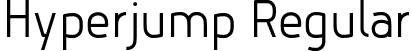 Hyperjump Regular font | Hyperjump Regular.otf