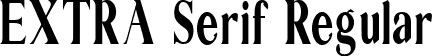 EXTRA Serif Regular font | EXTRASerif-Regular.ttf