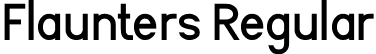 Flaunters Regular font | flaunters.otf