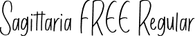 Sagittaria FREE Regular font | Sagittariafree-2OgKe.otf