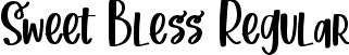 Sweet Bless Regular font | Sweet Bless.ttf