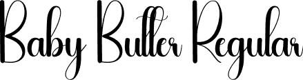 Baby Butter Regular font | Baby-Butter.otf