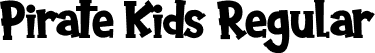 Pirate Kids Regular font | Pirate Kids.otf