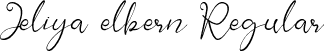 Jeliya elbern Regular font | Jeliya elbern.ttf