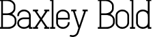 Baxley Bold font | BaxleyBold-MVWBP.ttf