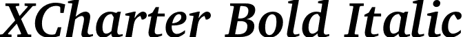 XCharter Bold Italic font | XCharter-BoldItalic.otf