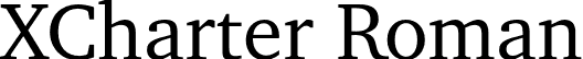 XCharter Roman font | XCharter-Roman.otf