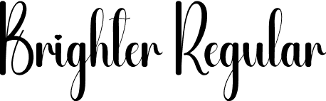 Brighter Regular font | Brighter.otf