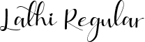 Lathi Regular font | Lathi-DOaJ0.ttf