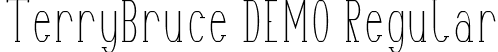 TerryBruce DEMO Regular font | TerryBruce-DEMO.ttf