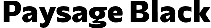 Paysage Black font | Paysage-Black.otf