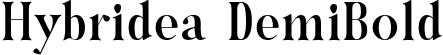 Hybridea DemiBold font | Hybridea-DemiBold.ttf