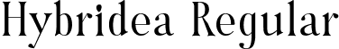 Hybridea Regular font | Hybridea-Regular.ttf