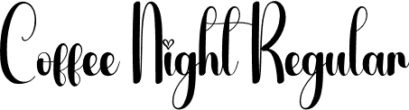 Coffee Night Regular font | Coffee-Night.otf