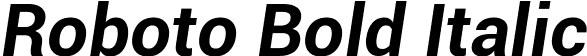 Roboto Bold Italic font | Roboto-BoldItalic.ttf